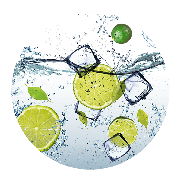 Adesivi Murali: Lime con Ghiaccio