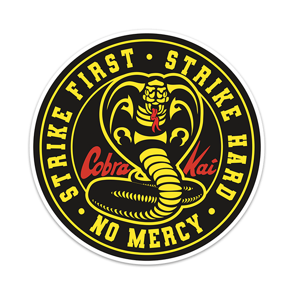 Adesivi per Auto e Moto: Cobra Kai No Mercy