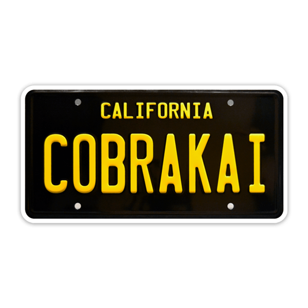 Adesivi per Auto e Moto: Cobra Kai Registrazione