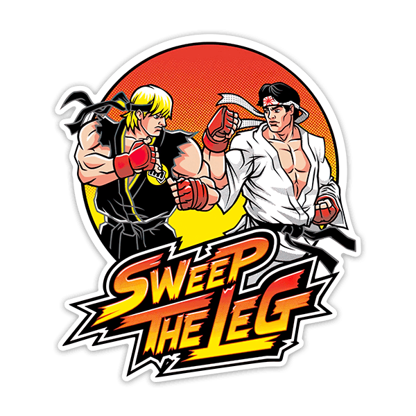 Adesivi per Auto e Moto: Cobra Kai Street Fighter