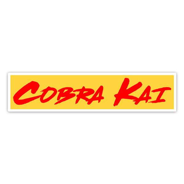 Adesivi per Auto e Moto: Cobra Kai Rosso