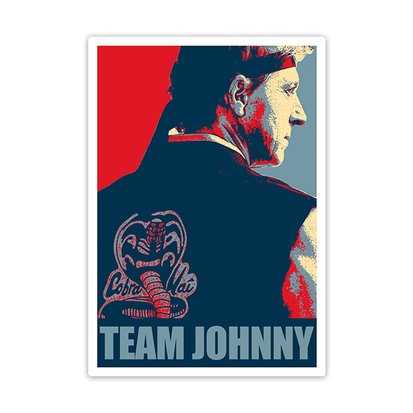 Adesivi per Auto e Moto: Cobra Kai Team Johnny