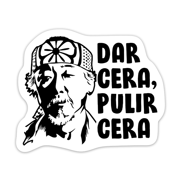 Adesivi per Auto e Moto: Cobra Kai, Dar Cera Pulir Cera