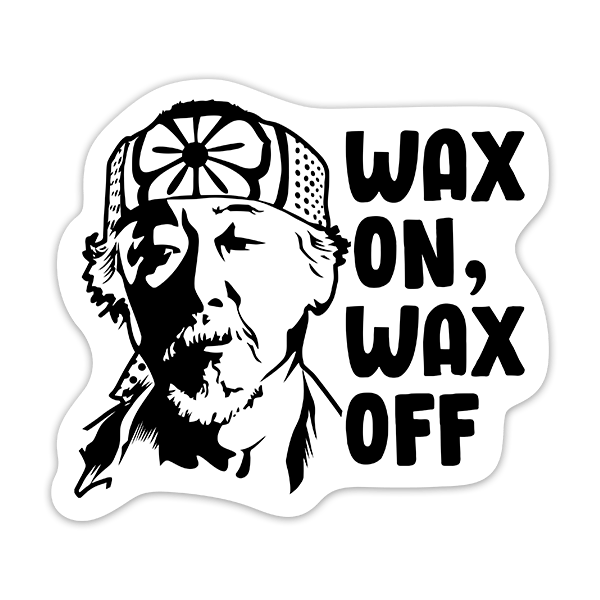 Adesivi per Auto e Moto: Cobra Kai, Wax on Wax off