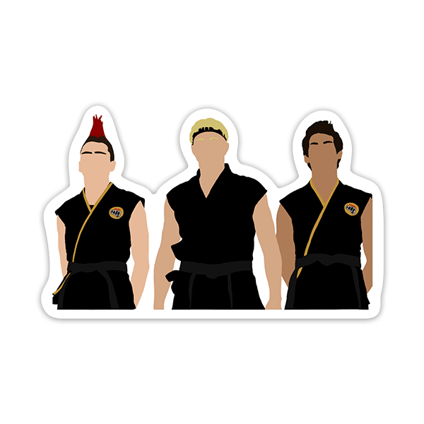 Adesivi per Auto e Moto: Cobra Kai Team