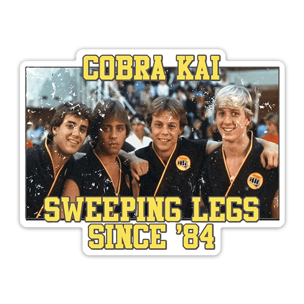 Adesivi per Auto e Moto: Cobra Kai Since 84