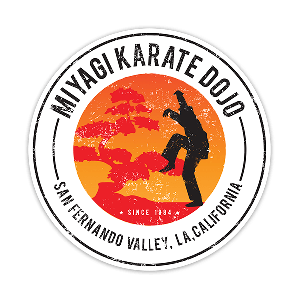 Adesivi per Auto e Moto: Cobra Kai Miyagi Karate Dojo