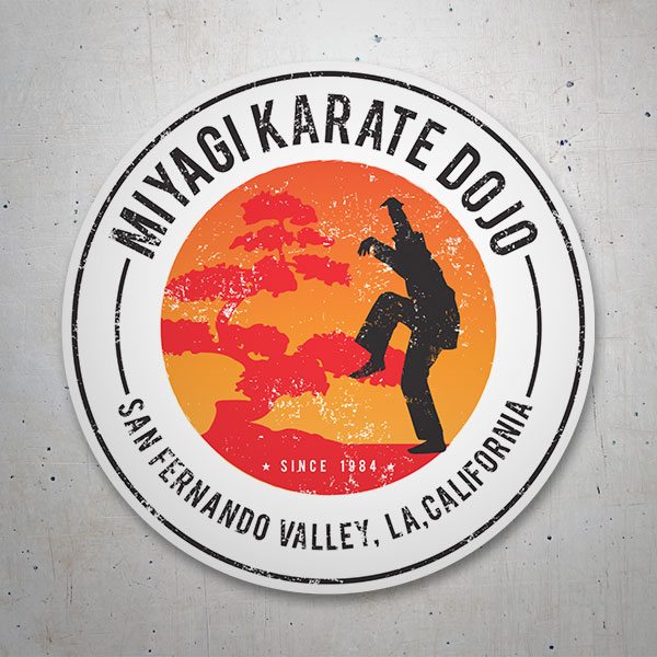 Adesivi per Auto e Moto: Cobra Kai Miyagi Karate Dojo