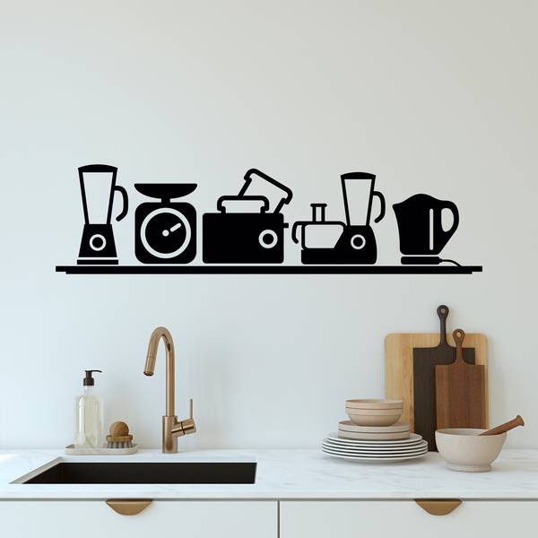 Adesivi murali cucina piccoli elettrodomestici