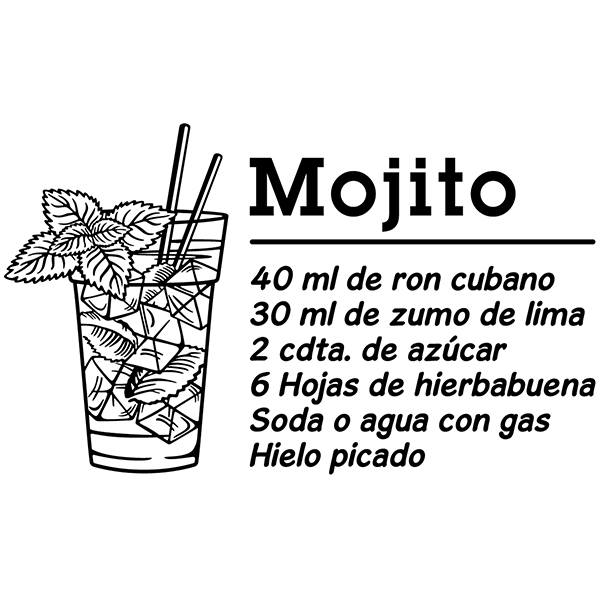 Adesivi Murali: Cocktail Mojito - spagnolo