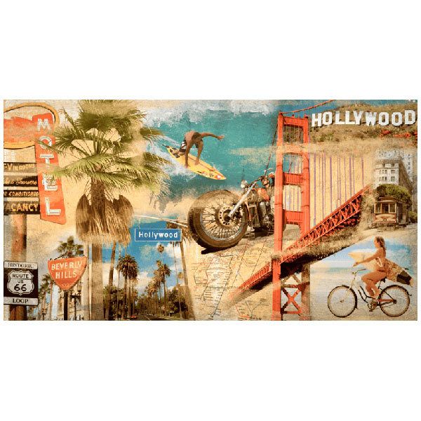 Fotomurali : Collage California