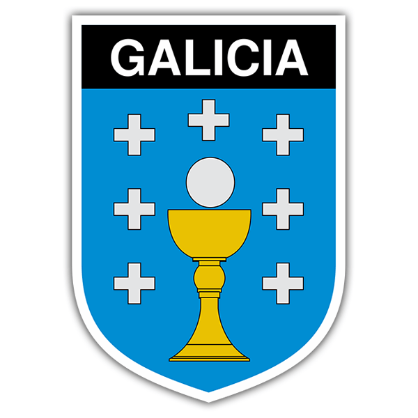 Adesivi per Auto e Moto: Scudo Galizia