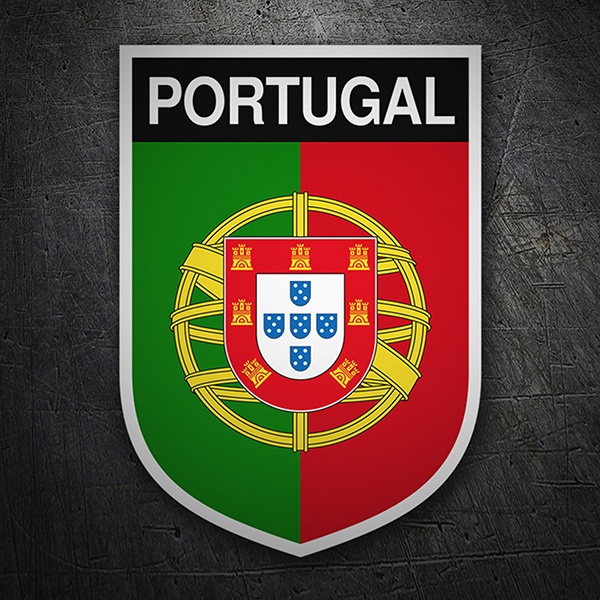 Adesivi per Auto e Moto: Scudo Portogallo