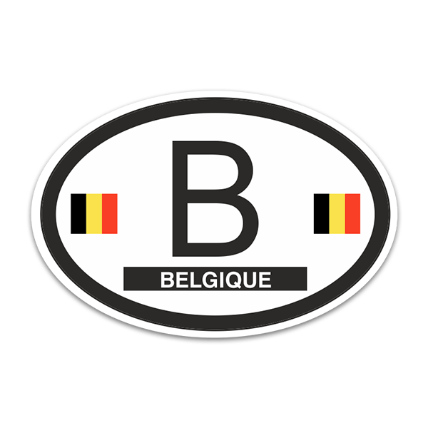 Adesivi per Auto e Moto: Belgique