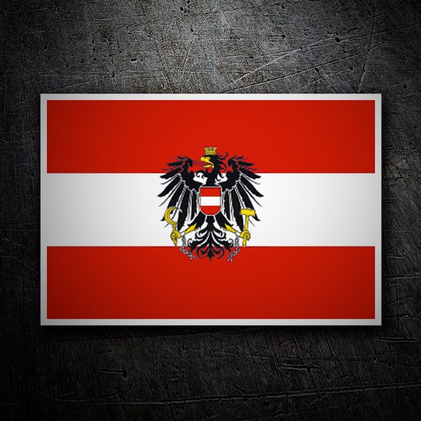 Adesivi per Auto e Moto: Bandiera dell'Austria
