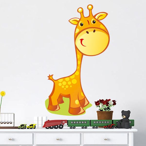 Adesivi per Bambini: Allevamento di giraffe