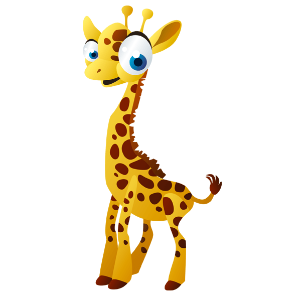 Adesivi per Bambini: Giraffa