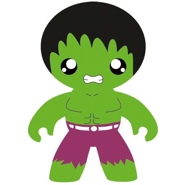 Adesivi per Bambini: Hulk bambino