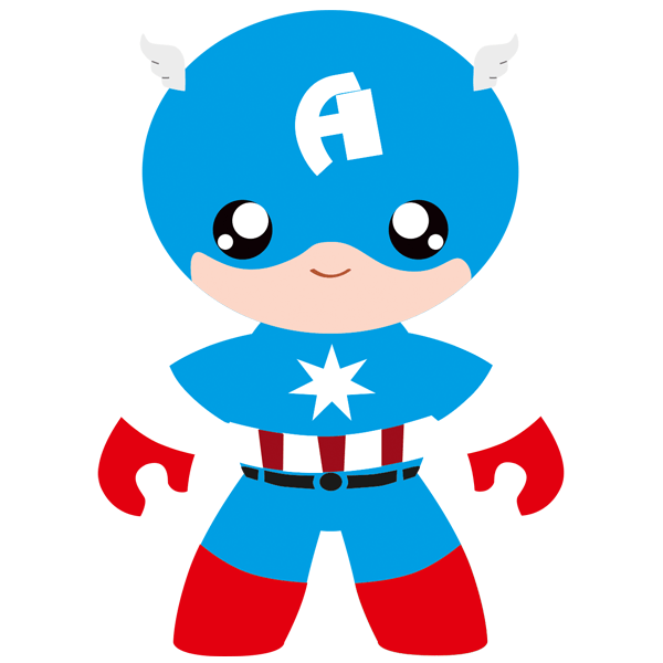 Adesivi per Bambini: Capitan America bambino