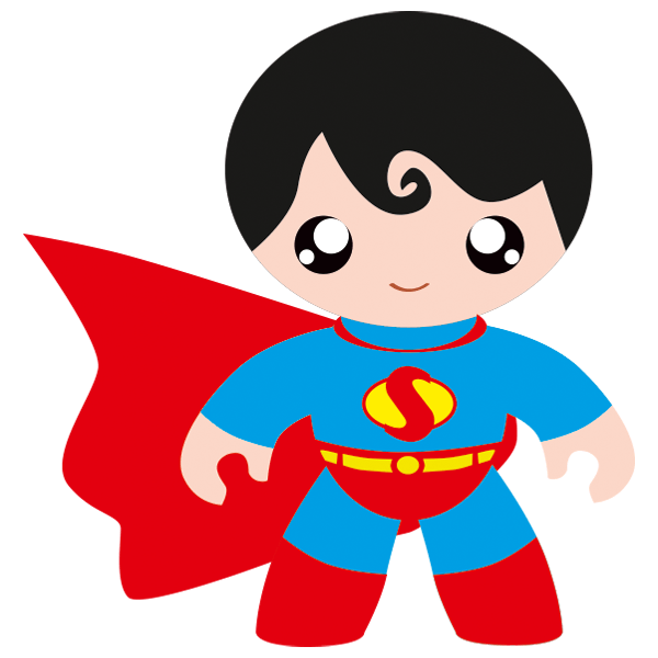 Adesivi per Bambini: Superman bambino