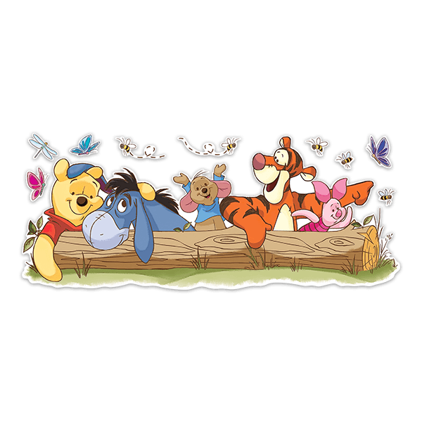 Adesivi per Bambini: Winnie the Pooh e le sue amiche