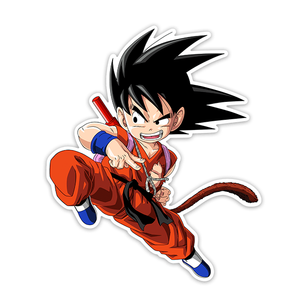 Adesivi per Bambini: Dragon Ball Ginocchio Goku