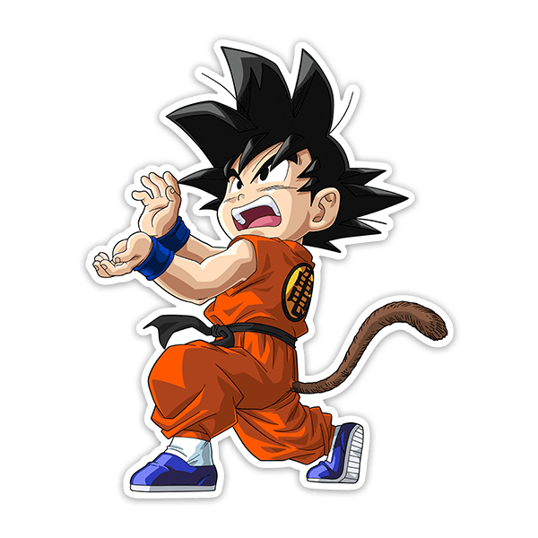 Adesivi per Bambini: Dragon Ball Onda vitale Goku