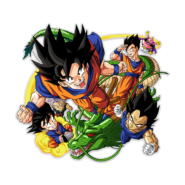 Adesivi per Bambini: Dragon Ball Personaggi