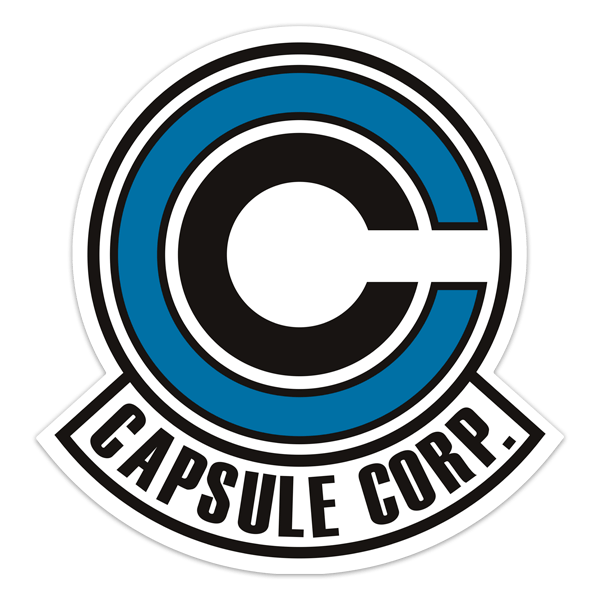 Adesivi per Auto e Moto: Dragon Ball Capsule Corporation II