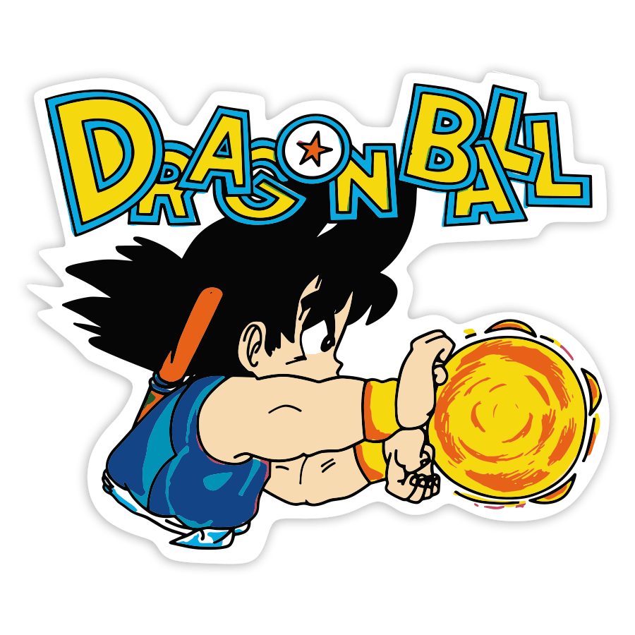 Adesivi per Auto e Moto: Goku Bambino Kamehameha