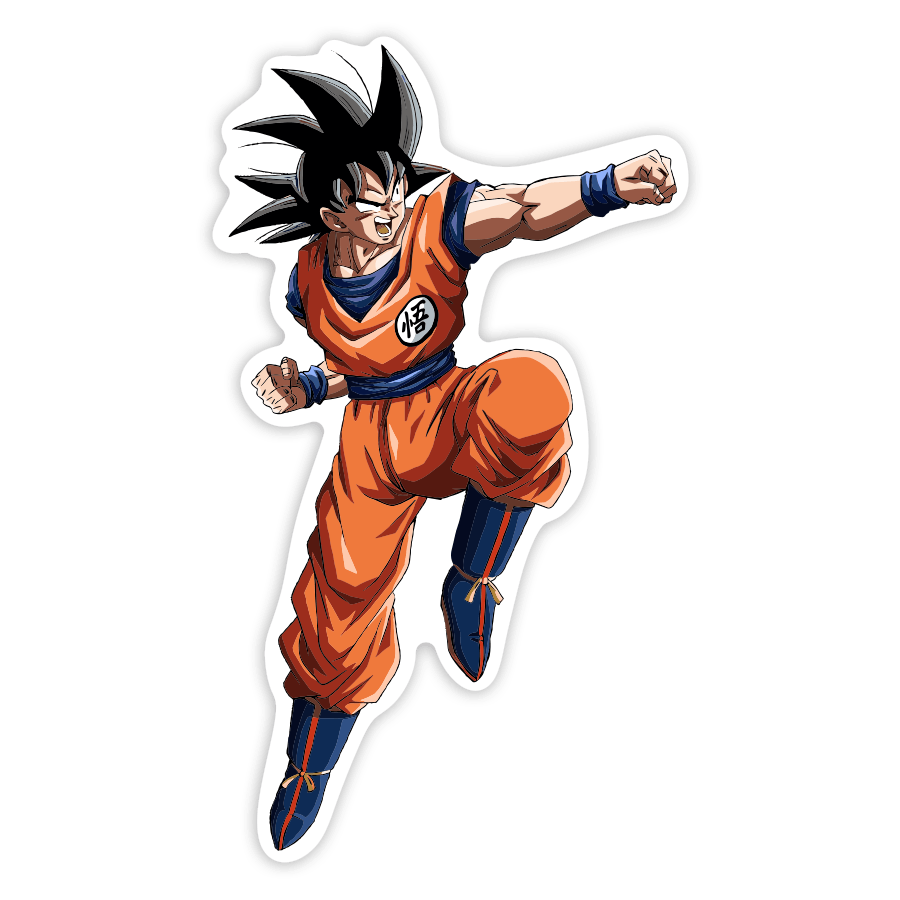 Adesivi per Auto e Moto: Goku Pugno Volante