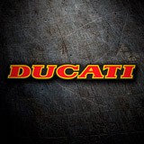 Adesivi per Auto e Moto: Ducati rosso e giallo 3