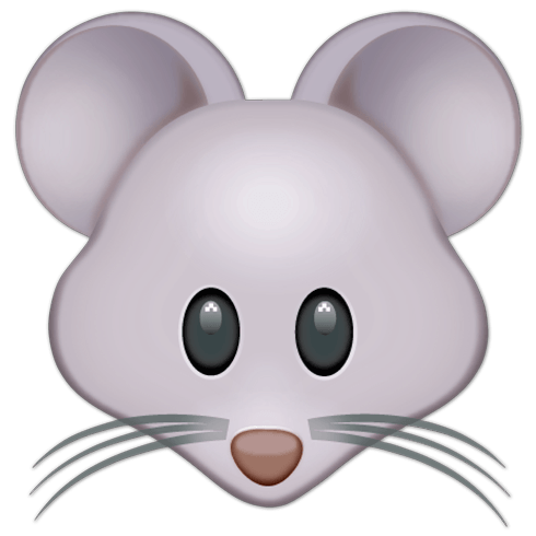 Adesivi Murali: Mouse faccia