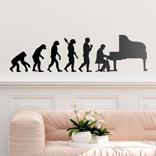 Adesivi Murali: Evoluzione del pianoforte a coda