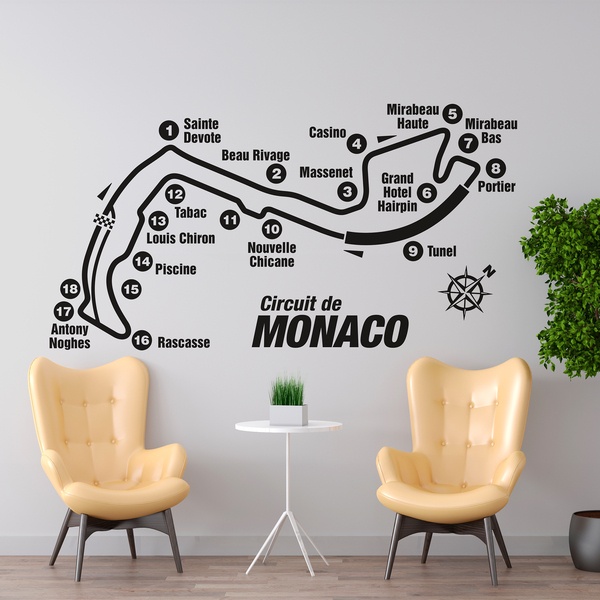 Adesivi Murali: Circuiti di Monaco