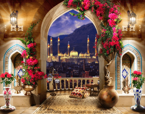 Fotomurali : Balcone a Istanbul