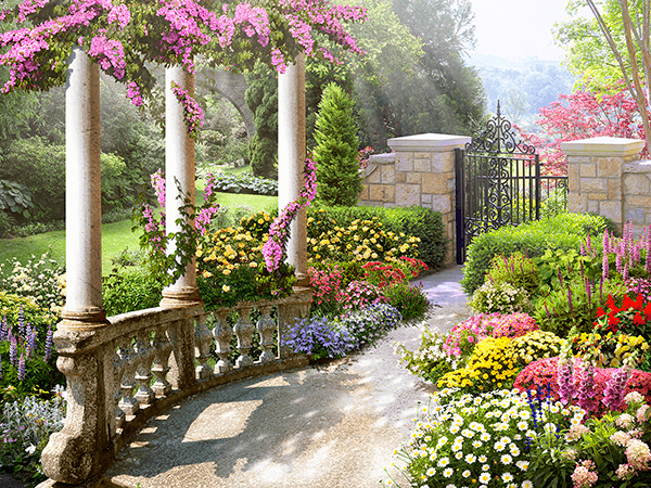 Fotomurali : Il giardino della dea Flora