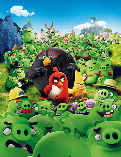 Fotomurali : Angry Birds Montain