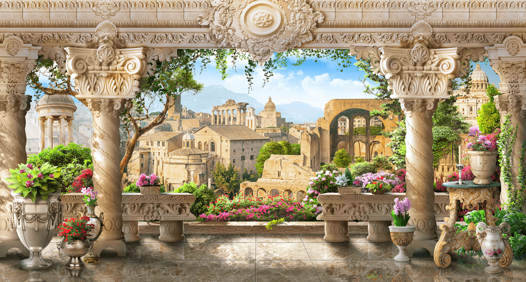 Fotomurali : Colonne viewpoint