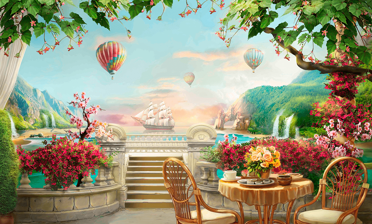 Fotomurali : Palloncini Lake