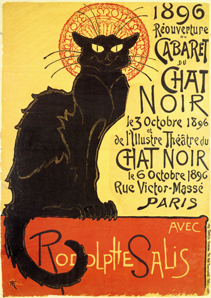 Adesivi Murali: Le Chat Noir