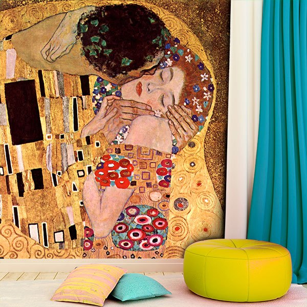 Fotomurali : Il bacio, Klimt 0