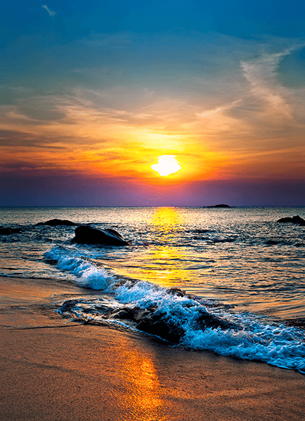 Fotomurali : Tramonto profondo