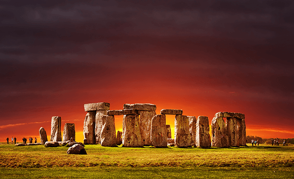 Fotomurali : Stonehenge al tramonto