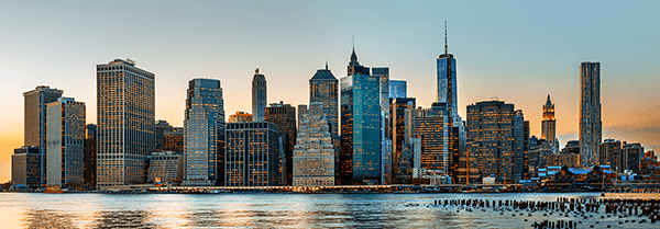 Fotomurali : Vista panoramica di New York