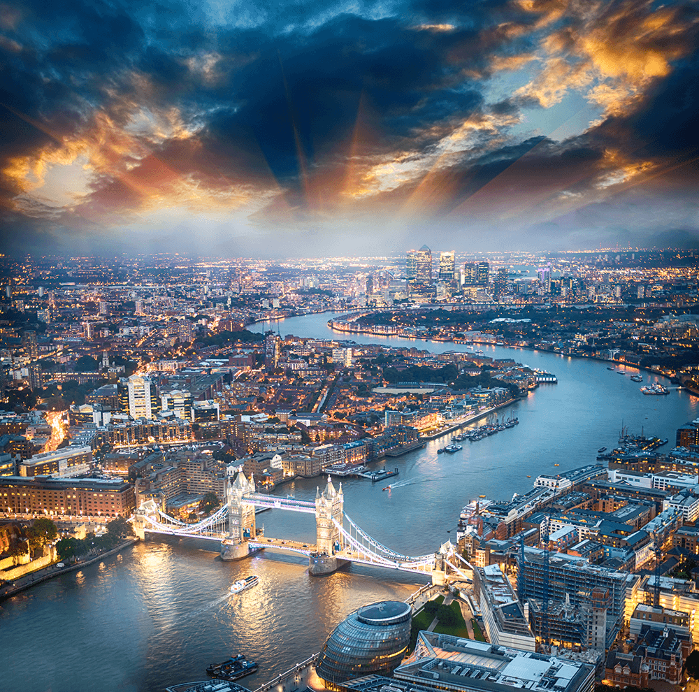 Fotomurali : Londra illuminata