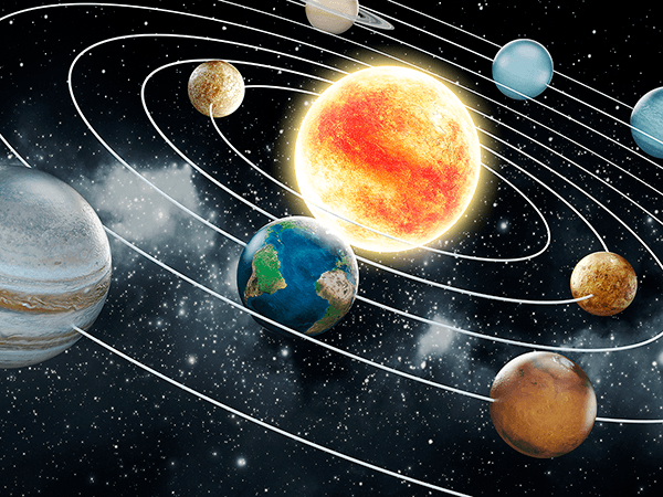 Fotomurali : L'orbita del sistema solare