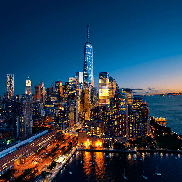Fotomurali : Manhattan di notte