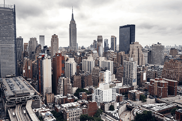 Fotomurali : New York dall'aria