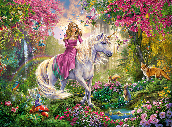 Fotomurali : La principessa dell'unicorno